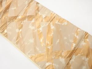 アンティーク　竹節模様織り出し袋帯（材料）